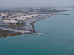 Una imagen area distribuida por la cadena local KITV4 Island News (@KITV4)