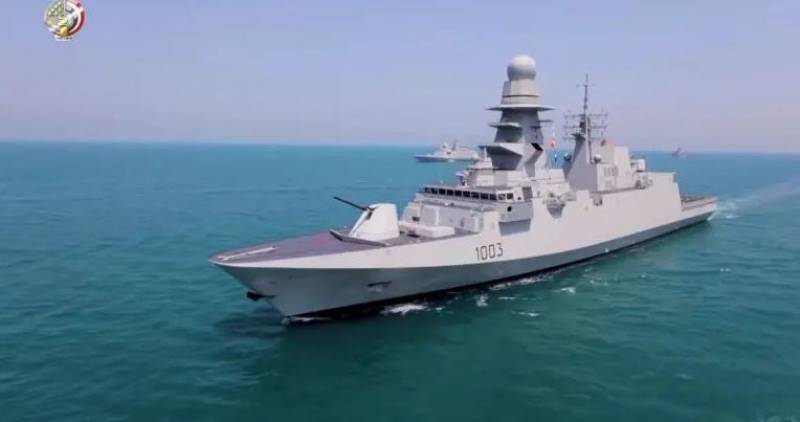 Fragata Bernees de la Armada Egipcia (FFG 1003) (Imagen del Ministerio de Defensa Egipcio)