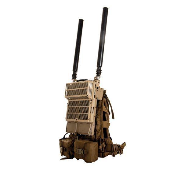 SCORPION es un sistema porttil que puede llevarse en una mochila, situarse en un vehculo o emplazarse en un lugar que deba protegerse. (Allen-Vanguard)