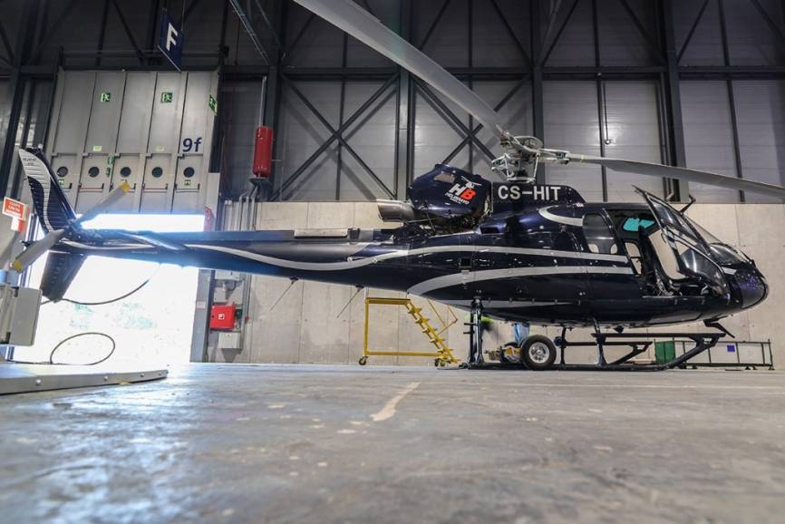 Uno de los modelos ligeros de Airbus Helicopters es este H125 (antes AS350B3) “Ecureuil” de la empresa portuguesa Helibravo.