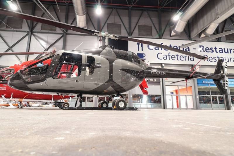 Otro de los Bell estadounidenses presentes en el European Rotors, es este 505 Jet Ranger X. Otro de los Bell estadounidenses presentes en el European Rotors, es este 505 Jet Ranger X.