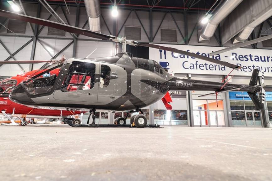 Otro de los Bell estadounidenses presentes en el European Rotors, es este 505 Jet Ranger X.