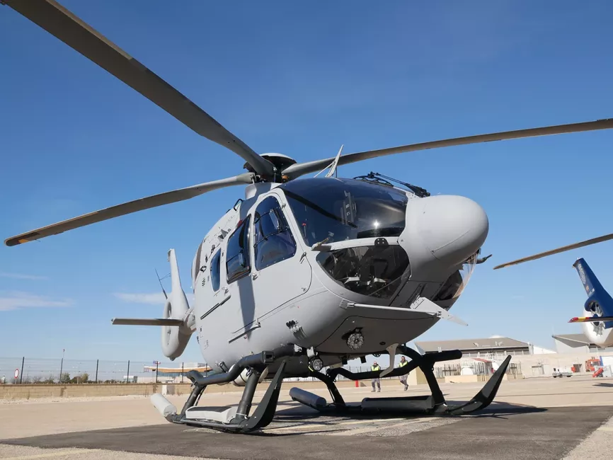 H135 de la Armada. Foto: Diego Gómez