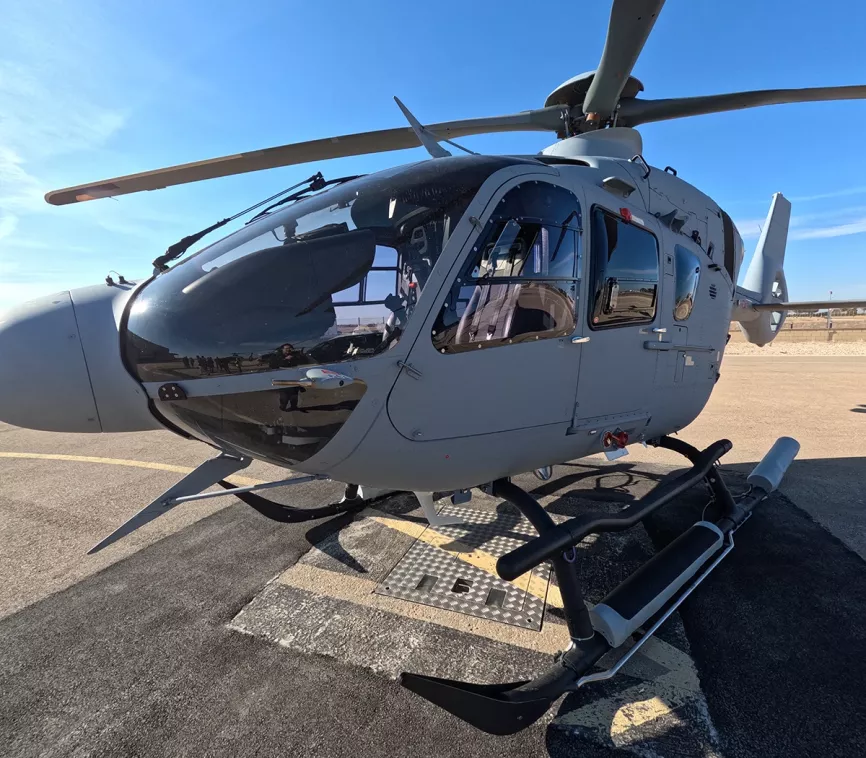 H135 de la Armada. Foto: Diego Gómez