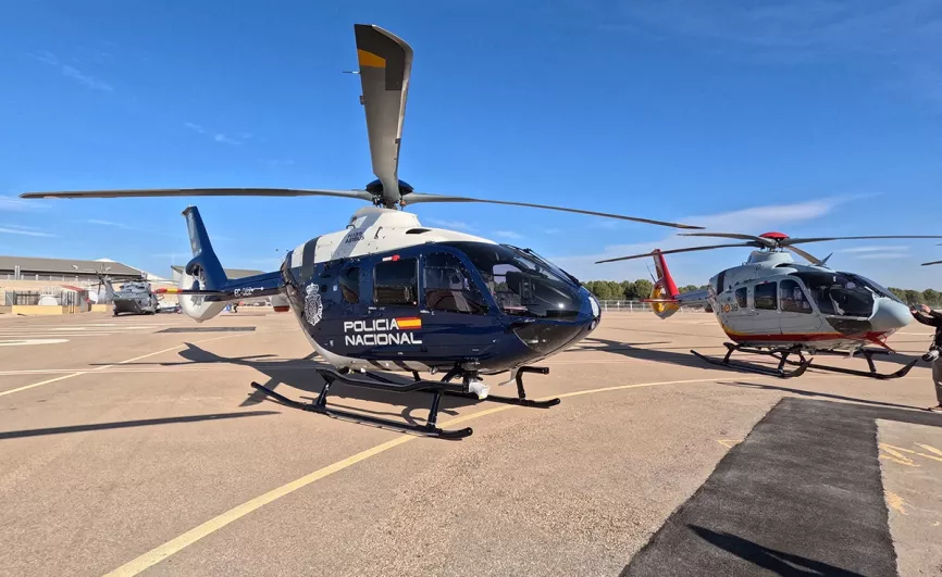 H135 de la Policia Nacional. Foto: Diego Gómez