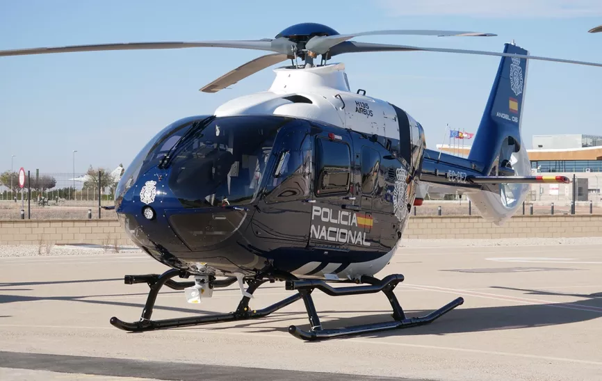 H135 de la Policia Nacional. Foto: Diego Gómez