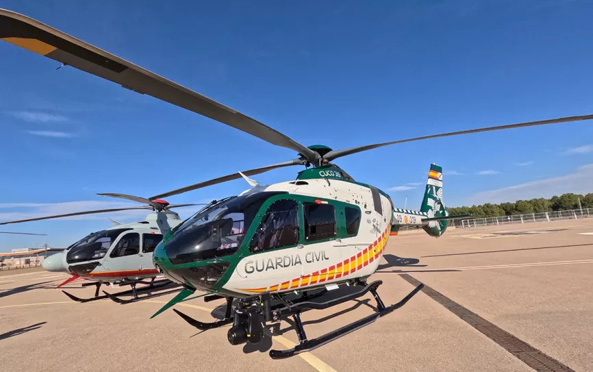 H135 de la Guardia Civil. Foto: Diego Gómez