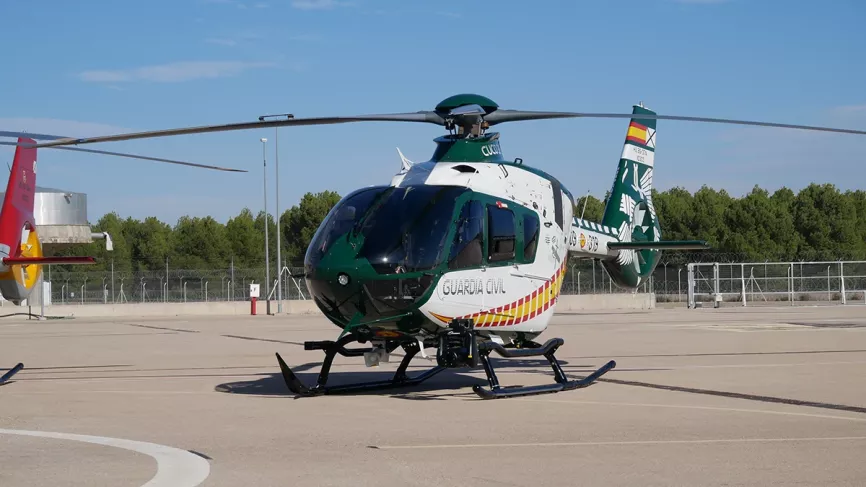 H135 de la Guardia Civil. Foto: Diego Gómez