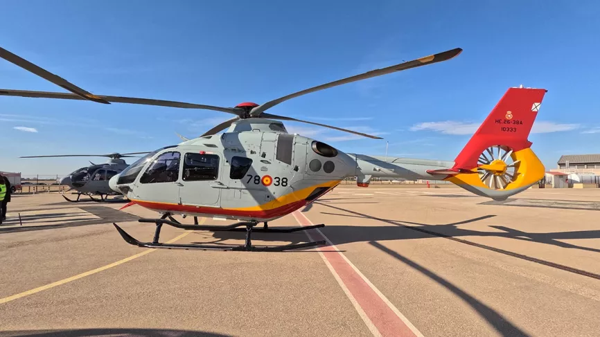 H135 del Ejército del Aire. Foto: Diego Gómez