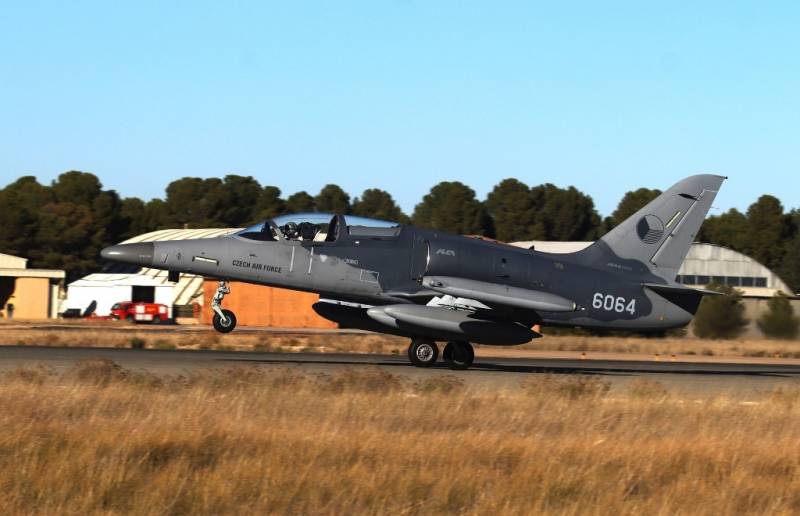 Uno de los 3 L-159 de la Fuerza Aérea de Chequia que participaron en el FC-2023-4 en el bando “Red”. (foto Julio Maíz) Uno de los 3 L-159 de la Fuerza Aérea de Chequia que participaron en el FC-2023-4 en el bando “Red”. (foto Julio Maíz)