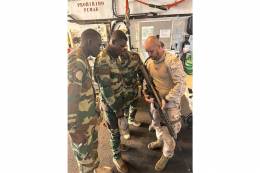 Actividades de Cooperacin Militar a bordo.