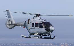  Uno de los 2 primeros H135 P3H �Nival� que recibi� la Armada espa�ola. (foto Julio Ma�z)