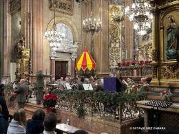 La Banda de Msica de la Inspeccin General del Ejrcito realiz el Concierto de Navidad que ya es un clsico entre los barceloneses. (Octavio Dez Cmara)