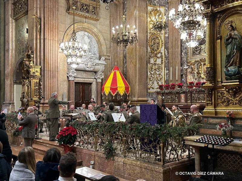 La Banda de Música de la Inspección General del Ejército realizó el Concierto de Navidad que ya es un clásico entre los barceloneses. (Octavio Díez Cámara) La Banda de Música de la Inspección General del Ejército realizó el Concierto de Navidad que ya es un clásico entre los barceloneses. (Octavio Díez Cámara)