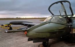 A-37B Dragonfly de la Fuerza A�rea Uruguaya.