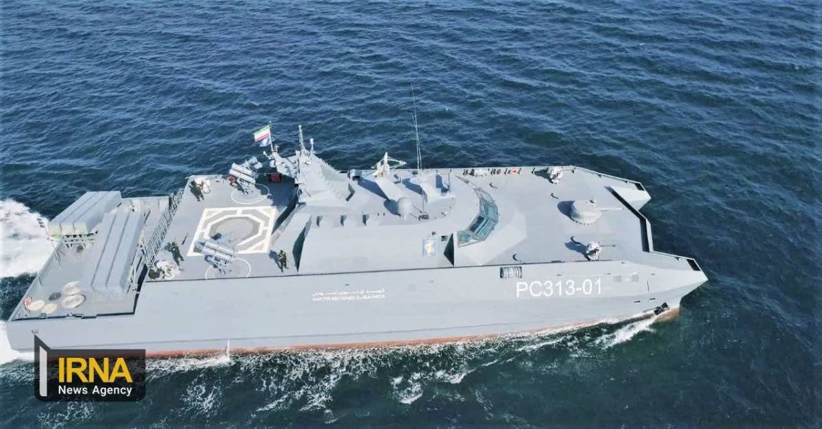 El nuevo catamarn de combate Shahid Abu Mahdi Al-Muhandis. (Foto Irna)