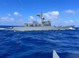 Fragata ARC Almirante Padilla (FM-51) de la Armada de la Repblica de Colombia. (Foto: Fuerza de Defensa de Jamaica)