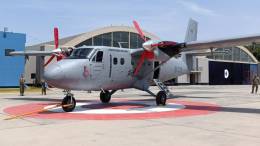 El Twin Otter reincorporado al servicio por la FAP.