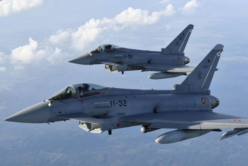 Destacamento mbar con Eurofighter en Estonia (Estado Mayor de la Defensa)