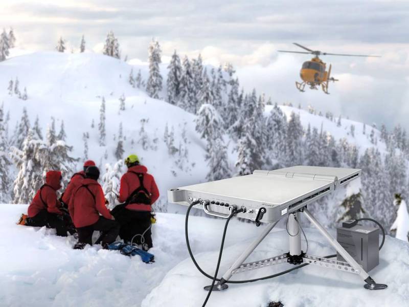 El terminal FoldSat LEo Ku OW Mil (Inster – Grupo Oesía) El terminal FoldSat LEo Ku OW Mil (Inster – Grupo Oesía)