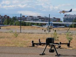 UAV en el aerdromo de Cuatro Vientos de Madrid. Foto: Diego Gmez.