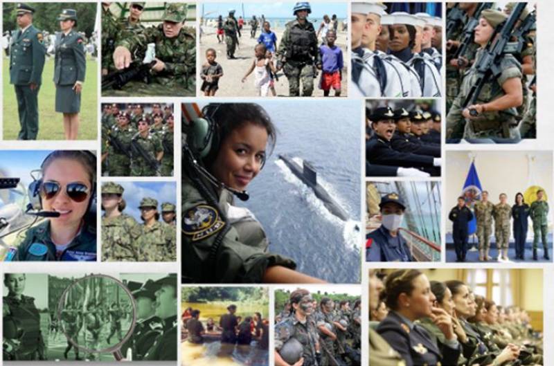 El Programa Mujer, Paz y Seguridad constituye uno de los retos prioritarios de la Junta Interamericana de Defensa.