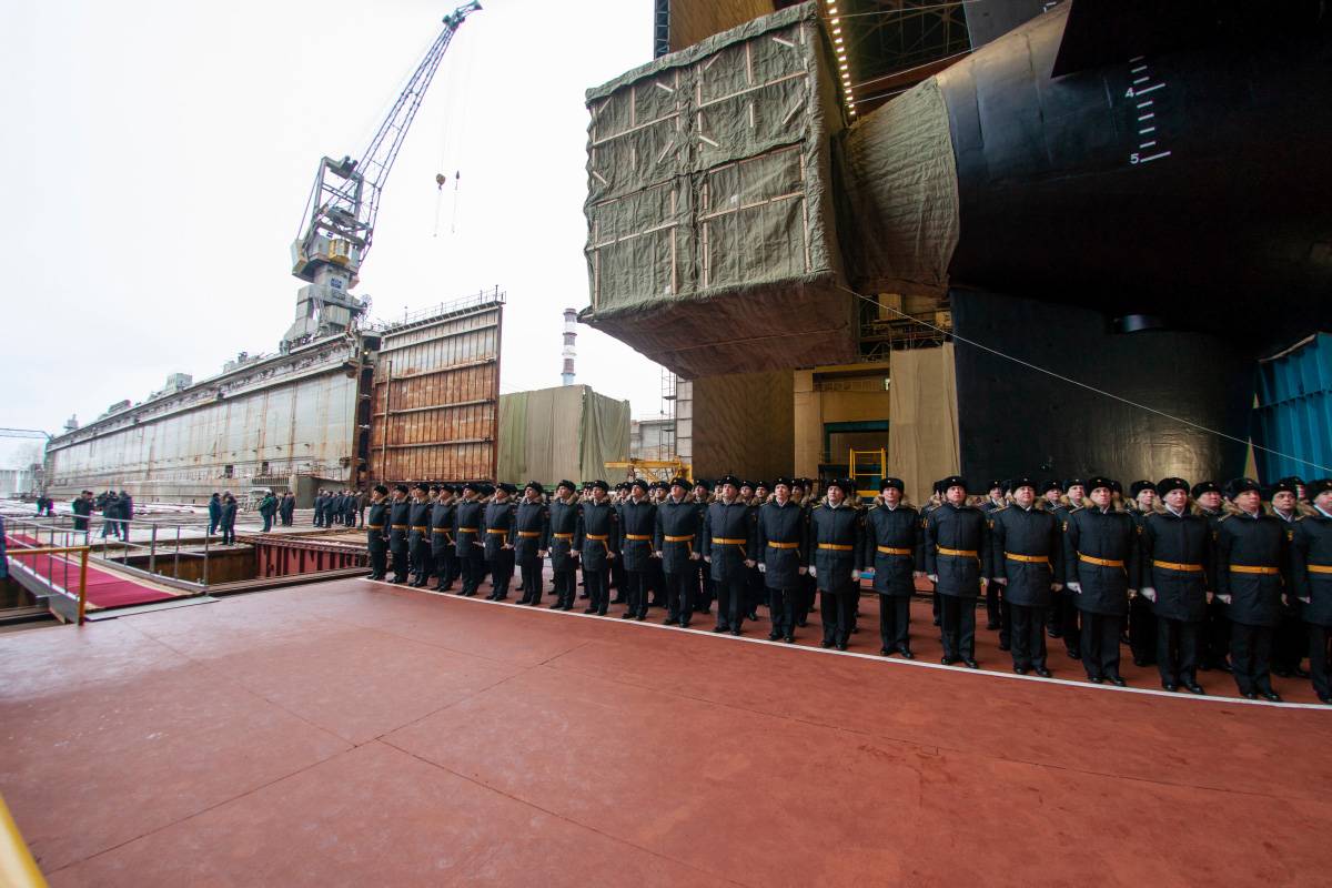 La botadura del Knyaz Pozharskiy ocultó el elemento impulsor. (MD Rusia) La botadura del Knyaz Pozharskiy ocultó el elemento impulsor. (MD Rusia)