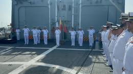 El contraalmirante italiano Francesco Saladino asumi� el mando de la 46� rotaci�n (EUNAVFOR)