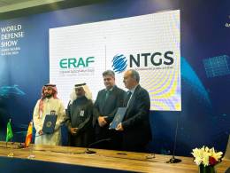 La firma del acuerdo entre NTGS y ERAF (NTGS)