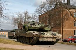 Los carristas de los carros de combate Leopard 2 de Suecia se beneficiarán de un novedoso sistema de simulación. (Anne-Lie Sjögren, Försvarsmakten)