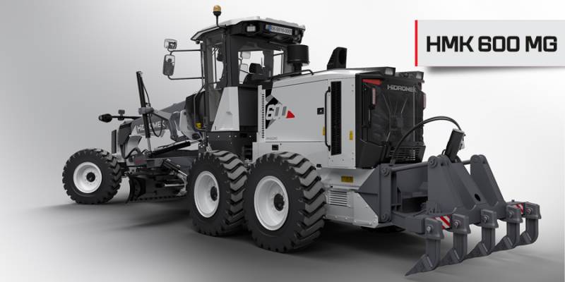 La motoniveladora civil en que se basará la del Ejército de Tierra (Hidromek) La motoniveladora civil en que se basará la del Ejército de Tierra (Hidromek)