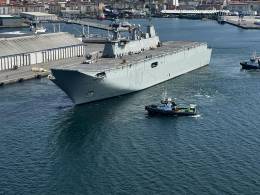 El buque Juan Carlos I construido en Ferrol por Navantia (autor)