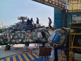El overhaul de los Mi-8MTV-1 Hip H de la Aviación del Ejército se encuentra en más del 90%.
