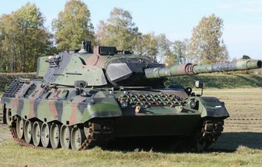 Carro de combate Leopard 1A5. (Rheinmetall)