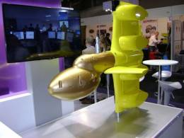 El CAPTAS-4 en el stand de Thales Espa�a en HOMSEC 2017 (autor)