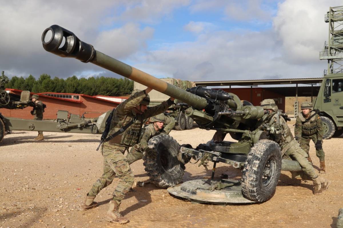 Obús “Light Gun” L118 del GACAPAC VI. (foto Julio Maíz) Obús “Light Gun” L118 del GACAPAC VI. (foto Julio Maíz)