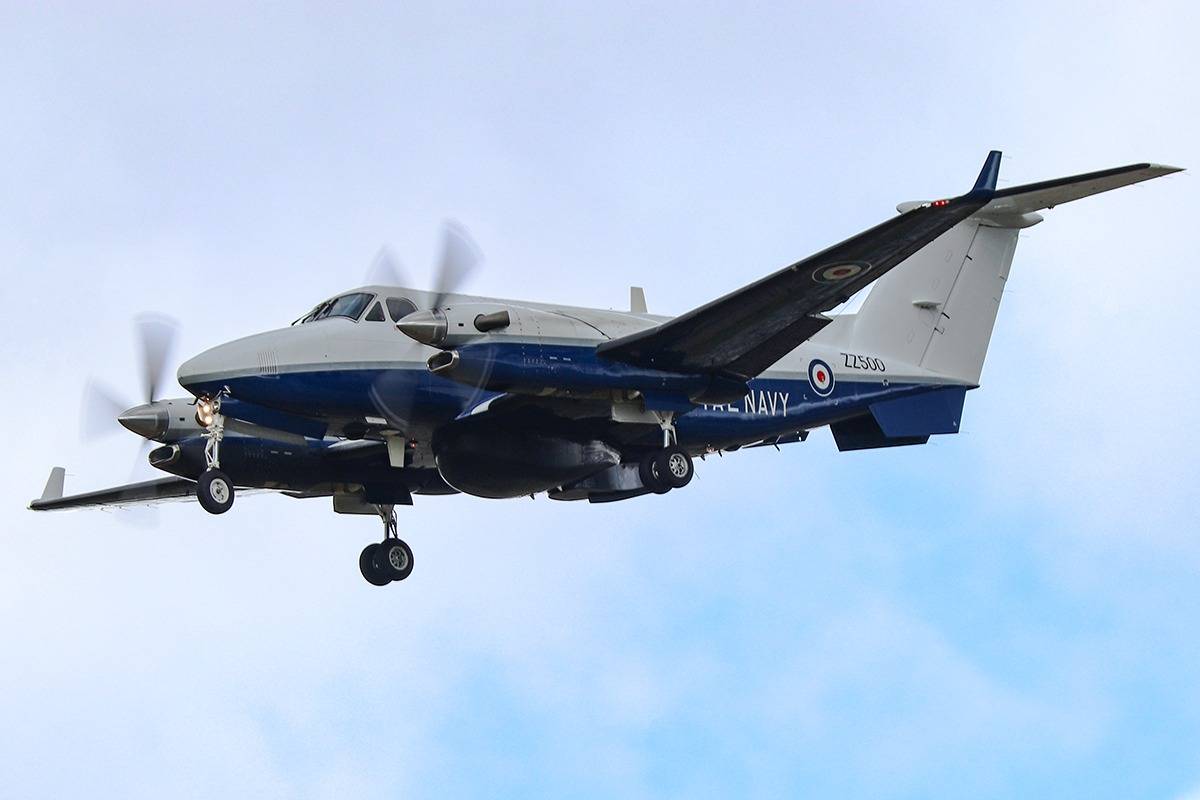 Uno de los “Avenger” T1 de la Royal Navy en fase final de aterrizaje en Torrejón. (foto Rubén Galindo) Uno de los “Avenger” T1 de la Royal Navy en fase final de aterrizaje en Torrejón. (foto Rubén Galindo)