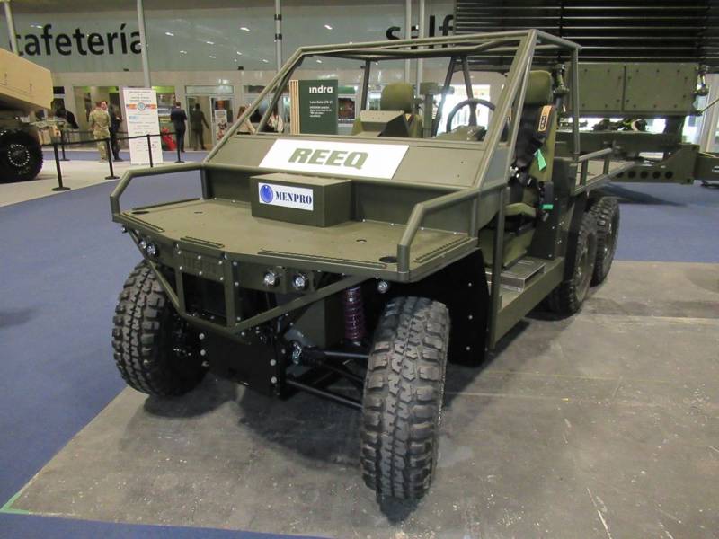 El vehículo 6x6 que REEQ mostró en FEINDEF (autor) El vehículo 6x6 que REEQ mostró en FEINDEF (autor)