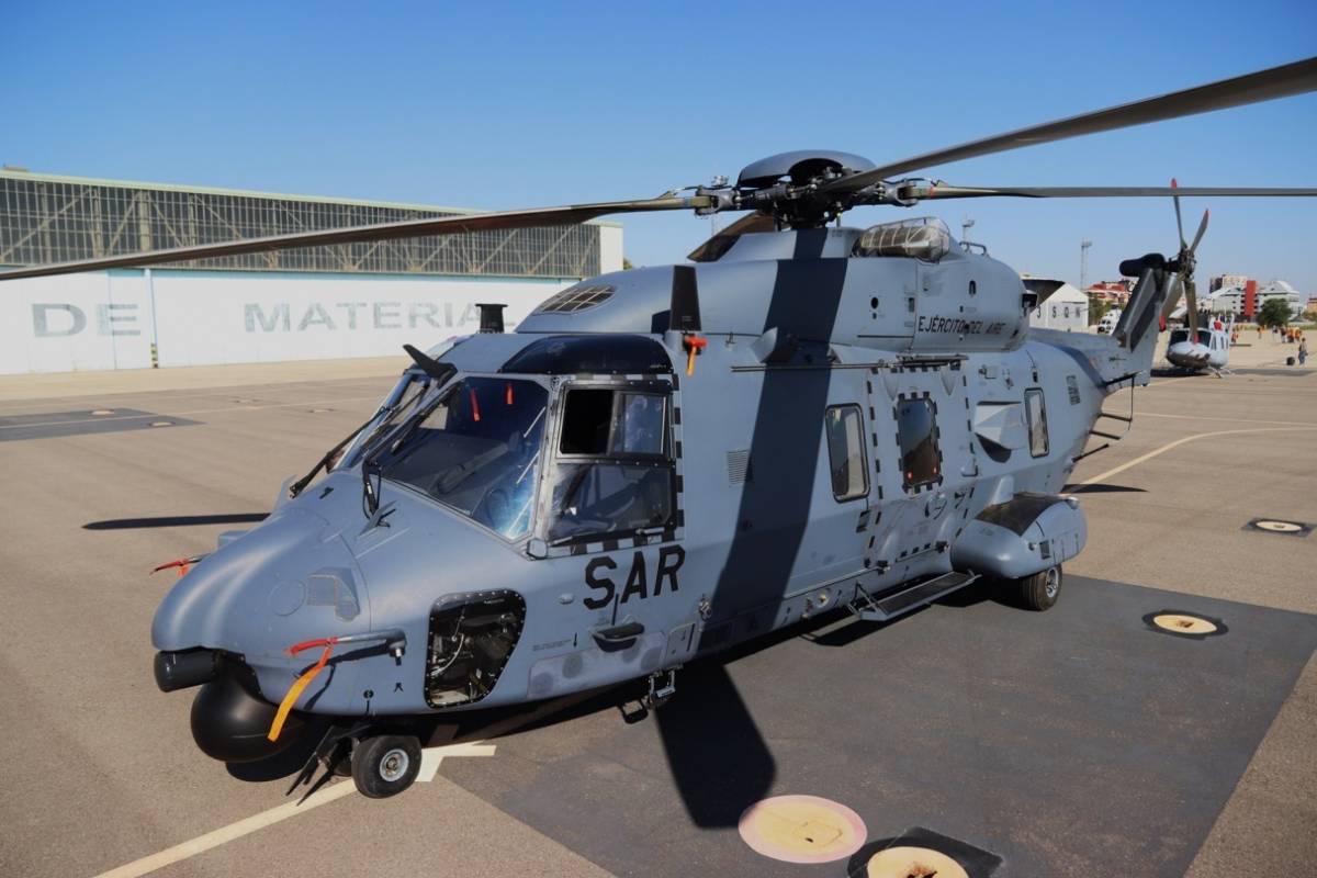 El Ejrcito del Aire y del Espacio recibir 6 nuevos NH90 va al segundo pedido realizado a Airbus Helicopters. (foto Ejrcito del Aire y del Espacio) 