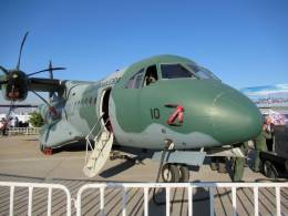 El C295 de la Fuerza Area Brasileira que pudimos visitar durante la presentacin (autor)