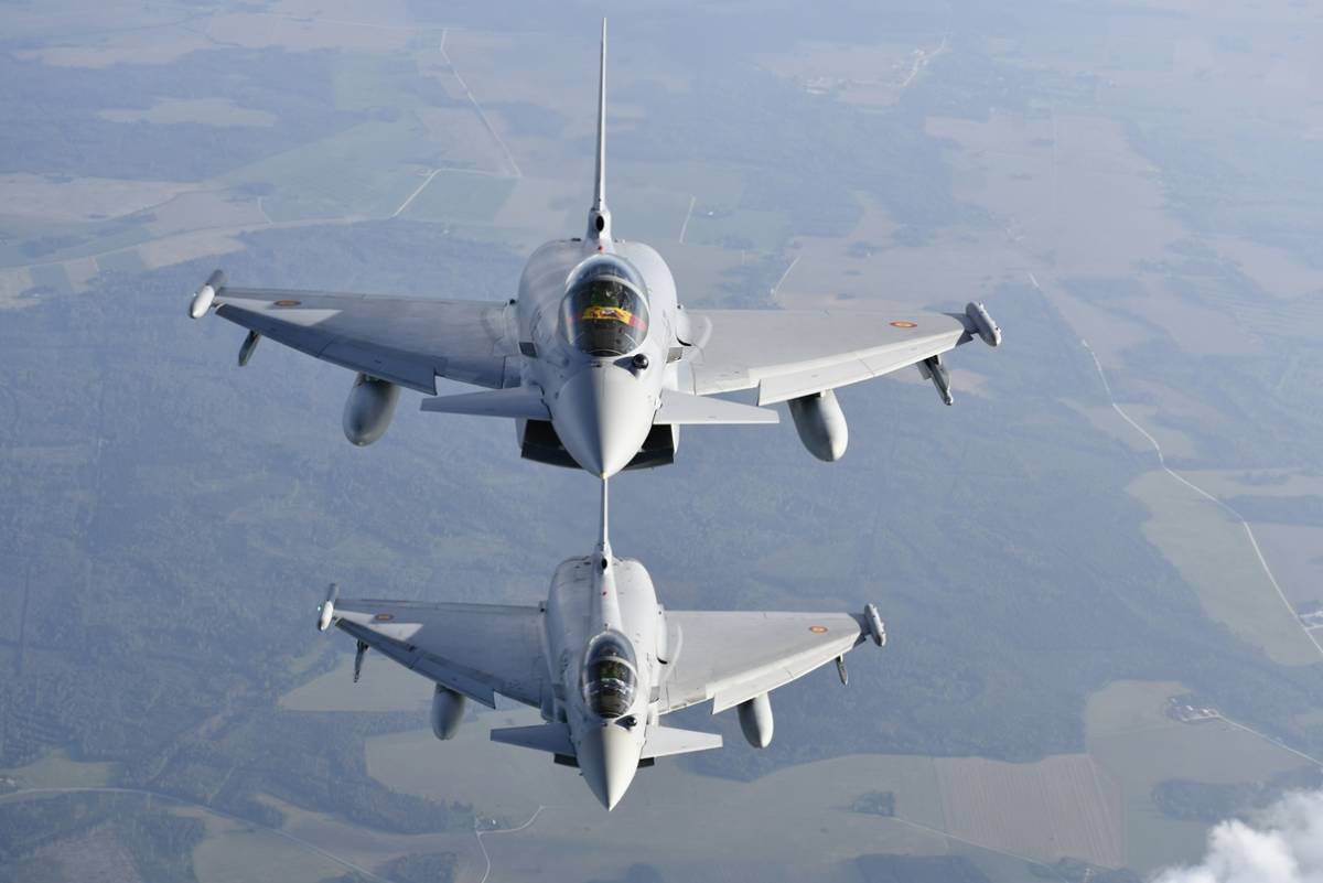 Eurofighter en Estonia (Estado Mayor de la Defensa) Eurofighter en Estonia (Estado Mayor de la Defensa)