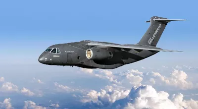 Avi�n de transporte militar Embraer C-390. 