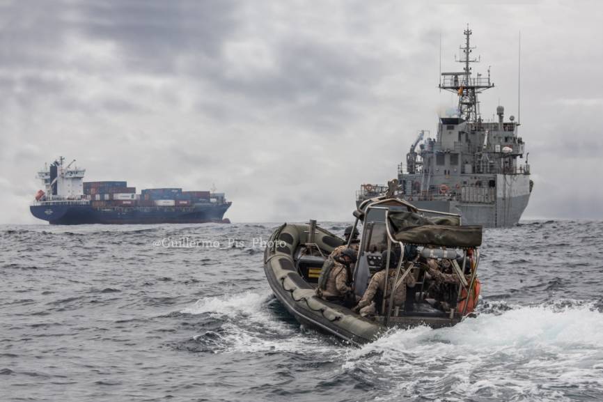La combinacion constante de operaciones reales con un intenso entrenamiento tienen como resultado un alto nivel de operatividad de estos Infantes de Marina.