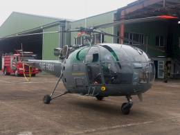 Helic�ptero HAL Chetak del Ej�rcito Nacional de Surinam. (Foto: Ministerio de Defensa de Surinam)