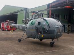 Helicptero HAL Chetak del Ejrcito Nacional de Surinam. (Foto: Ministerio de Defensa de Surinam)
