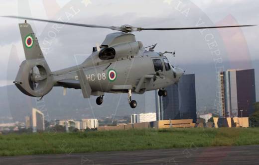 Imagn del Harbin Z-9WE de Guinea Ecuatorial. (foto PDGE)