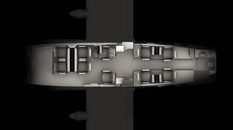 Representacin de la cabina Traveler para operaciones convenientes y asequibles.