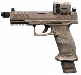 La versin estndar de la PDP que han adquirido las Operaciones Especiales de Alemania, designada P14, se suministrara en tono FDE y contar con visor Aimpoint ACRO.   (Walther)