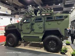 Las lneas de este blindado multipropsito tipo HMAV son especialmente modernas y sus prestaciones ptimas si se tiene en cuenta su bajo coste.  (Octavio Dez Cmara)