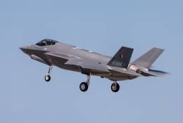 El primer F-35� de la Fuerza A�rea de B�lgica (foto Lockheed Martin)
